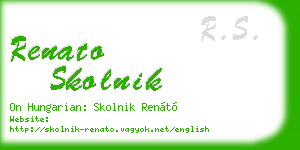 renato skolnik business card